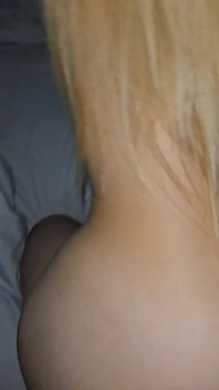 Hotblondygirl Zezadu po večeři Restaurace Latina Blonde Velký zadek