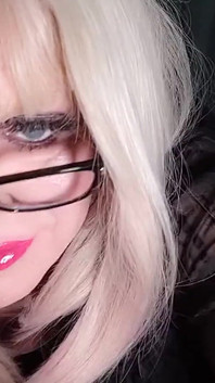 Seksowna Trans Minx w pończochach