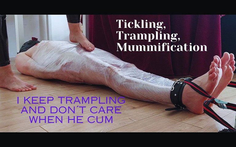 Mummified, Tickled and Trampled - Made Him Cum Under My Feet (Scarlett and Tyrell) Mummified, Tickled and Trampled - Made Him Cum Under My Feet (Scarlett and Tyrell)