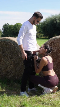 The Pakistani Jogger Wanted to Be Used Behind the Hay Bales