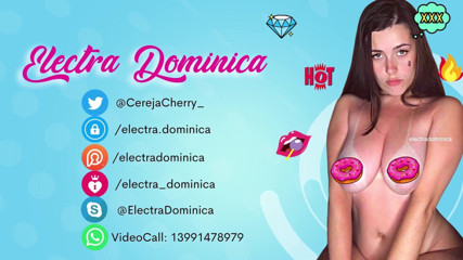 Electra Dominica: Naked maid washing dishes