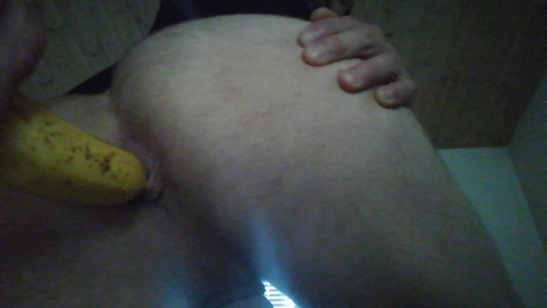 BDSM TS beginner: TS Bananen reise zum arsch
