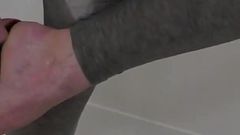 Pee on My Ass in Leggins and Feet Next