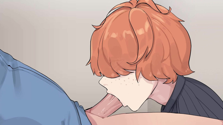 Futavision: Hazelnut Latte: Trans dává nedbalé kouření a hluboké kouření skončilo...