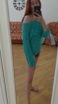 I Knitted Myself a Top and a Sweater, Bragging 2