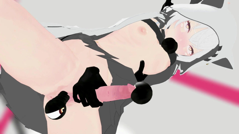 Smixix: Azumaim Loki Hentai Mmd 3D bílé barvy na vlasy Edit Smixix