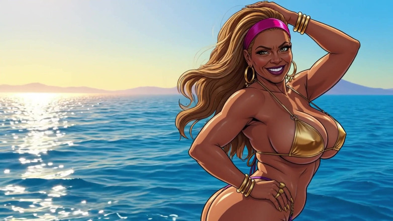 Huge Boobs: Donne di colore sexy in bikini