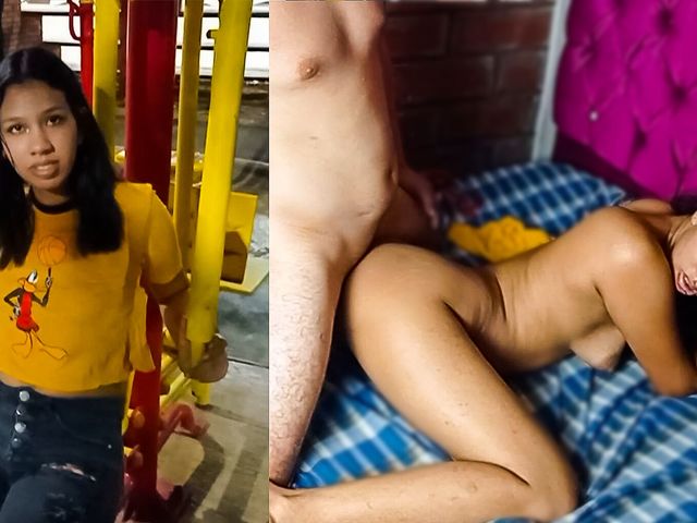 I Invite My Brunette Friend to Have Sex After Exercising (Miay Alex)