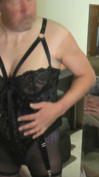 Trying on Sexy Lingerie.