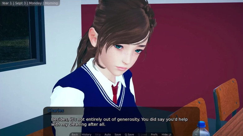 Visual Novels: Café acogedor parte 3 - sexy directora