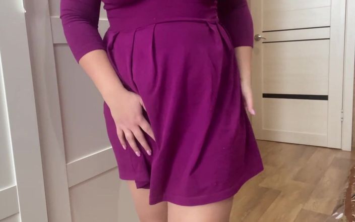 Lux Eva: Masturbare în chiloți albi, orgasm cu pulsații