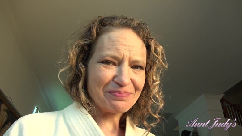 Aunt Judy's: Your Naughty Stepaunt Tia Knows You've Been Watching MILF Porn -...