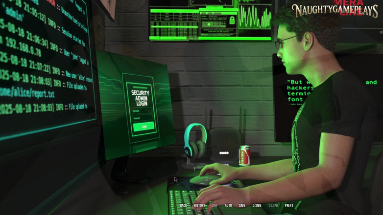 Naughty gameplays: En Seguridad (parte 02) - Por Ntr Bakery
