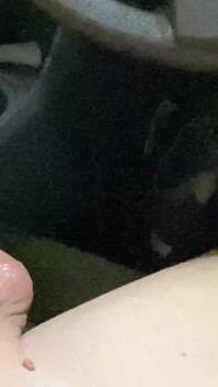 Messy Deep Throat First Time, Swallowing Lots of Cum, Big Load in the Car!!