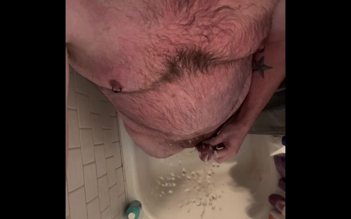 Dix Galore: Compilation: Uncut Gay Bear Gives Himself a Golden Shower All...