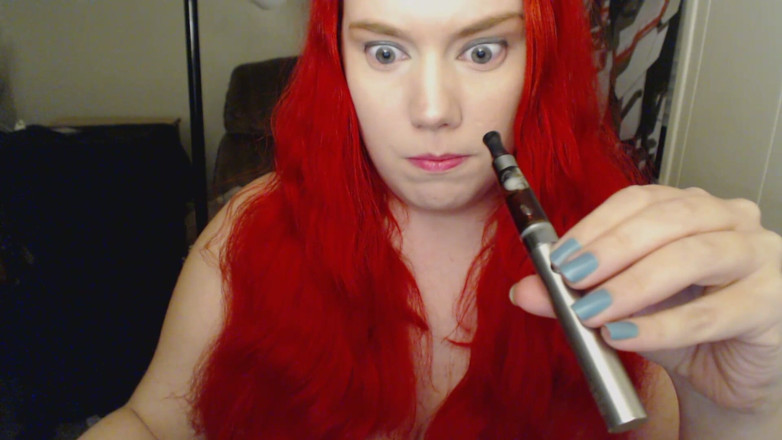 Scarlet Vixen: Vape Coughing Fetish