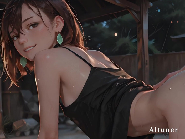 AItuner: Nighttime Seduction - Red Bow Unfastened Part2
