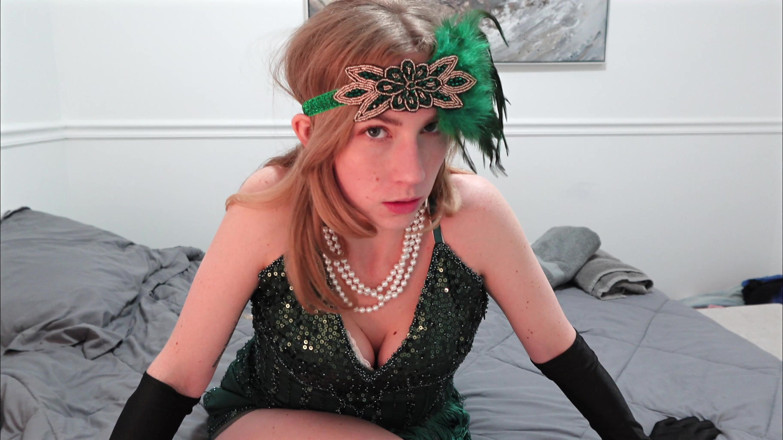 Kink in Time: Stella Elle's Roaring '20s Szarpnij instrukcję POV Uwodzenie czeka!