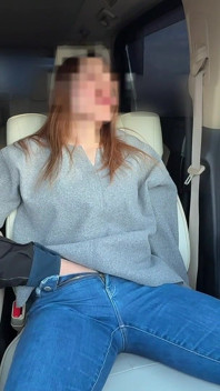 Married Woman Reaches Orgasm in the Car During Work