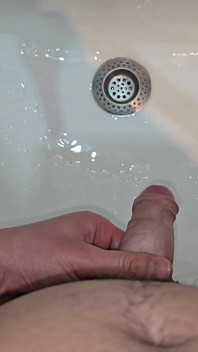 Male Pissing Compilation - POV Pee to the Bathroom Sink. Strong and Long Peeings
