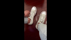 Barefoot Blake: Po běhu Zpocený páchnoucí nahá Chucks, Ponožky, Nohy + Hlazení ptáka