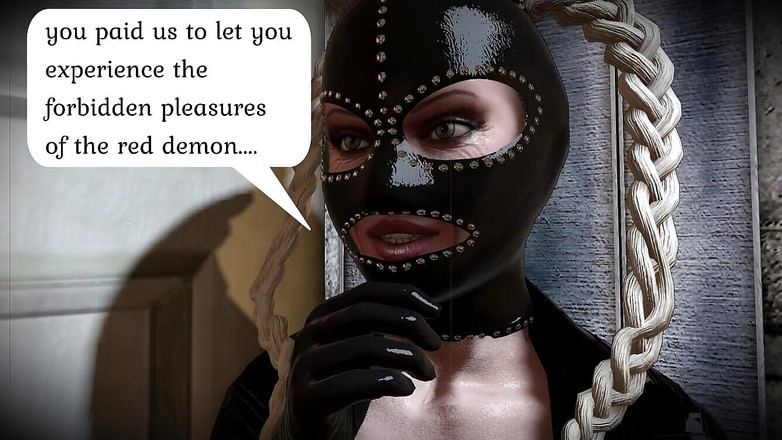 denisporco animation: 복면을 쓴 빨간 악마와 변태 노부부