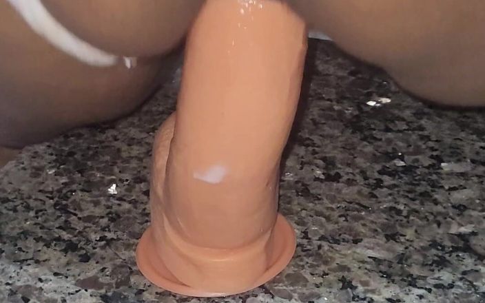 Anal brasileiro: Sitting Hot on the Dildo, I Came Sitting with My...