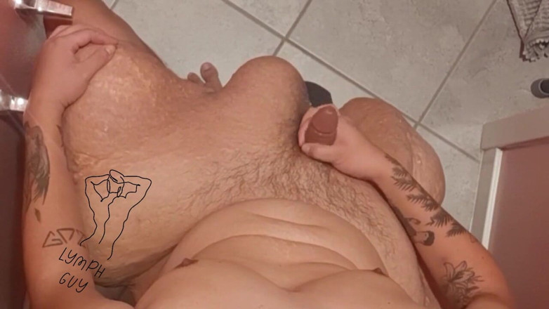 Lymph Guy: Disabled Sneaks off to Cum