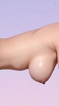 Luxusní značka Muse Futa s lilac vlasy a kapající precum