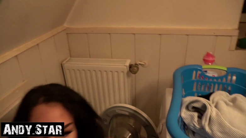 Andy Star: Shameless anal fuck in bathroom