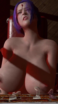 レイヴンは壁の穴を通してBDSMセックスをしています