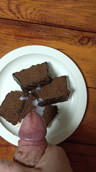 ciasto czekoladowe ze spermą