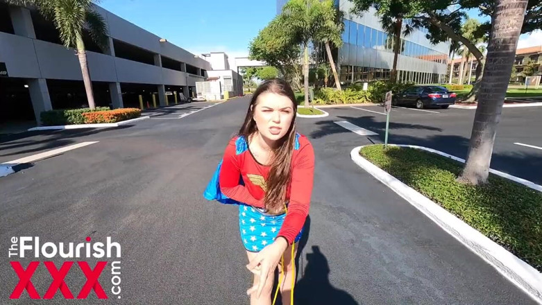The Flourish XXX: Wonder woman catches her cheating man gets creampie - Anastasia Rose