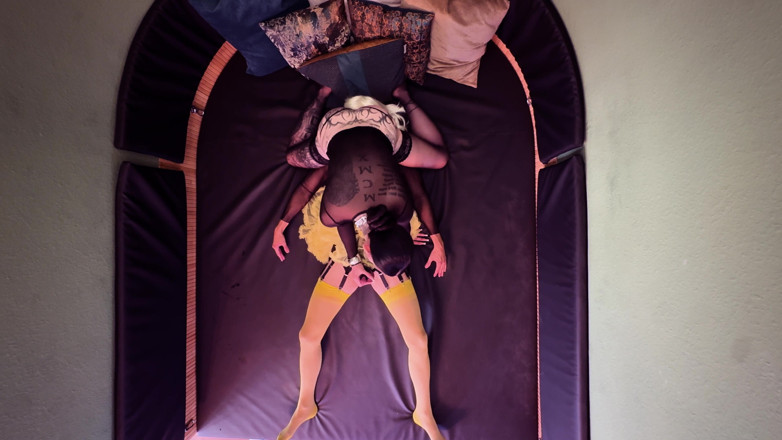 MissAlessaMilano: Nylon Fetish From Above View
