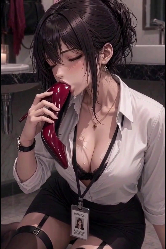 Wertstofsamler: Secretară anime 3D în toaletă