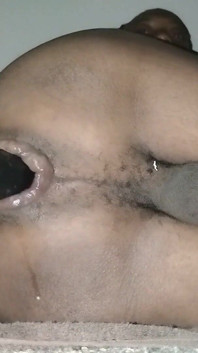 Edepsiz 11 inç anal dildo penetrasyon sikişi