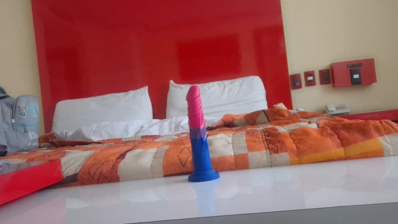 Crystal Phoenix: Big Ass Transgirl Fucked in the Hotel