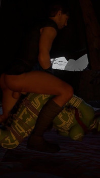 Kabile Orklu Bir Kadını Sadece Göğüslerine Sikmek Için Sikiyor
