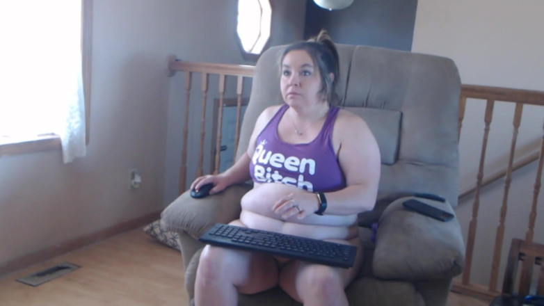 SexyNEBBW: Сексуальна товстушка, камера з відкритим вікном