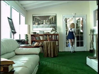 Teen Seduction: Blonde teen fucks all over dorm