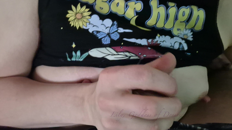Lily, Goddess of Desire: Stepdad Catches Me Masturbating and Cums on My