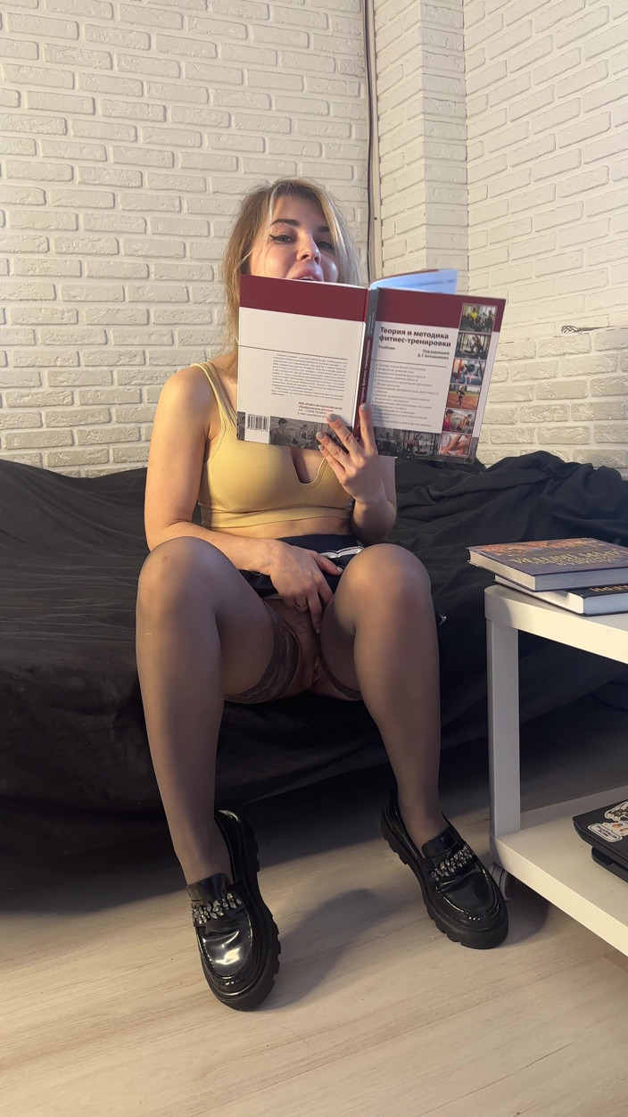 Misty Phoenix: Would You Like to Masturbate in the Library