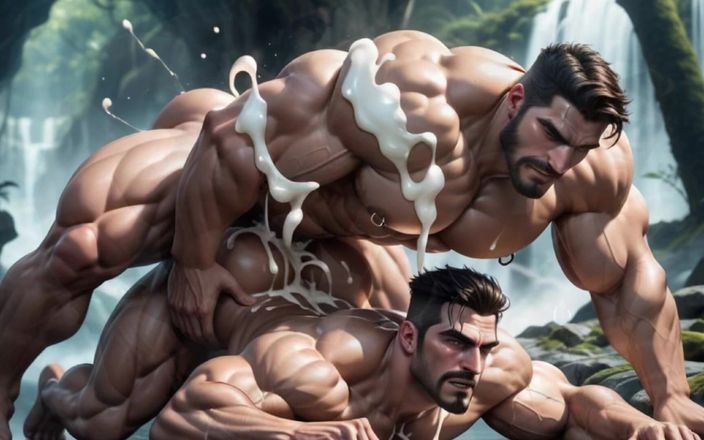 AI gay porn: アイ巨根友達尻ファック