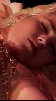 Vintage Blonde Has Solo Sex with Dildos