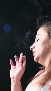 Horny BBW Smoking Stepmother and Stepson Surprise Each Other