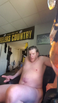 Lee Przybylowicz Hiding His Pathetic Little Sissy Clitty Behind a Water Bottle