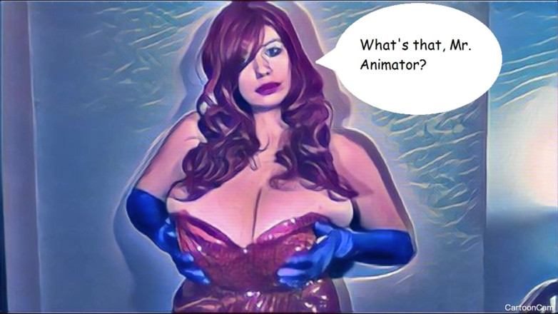 Lovely Lilith: Jessica Rabbit drawn to life