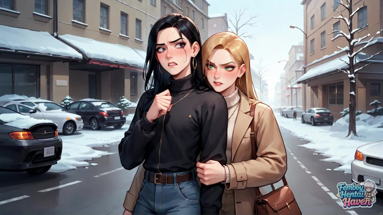 Femboy Hentai Haven: Transvestite Thrills on City Street's Anal Bliss XXX!
