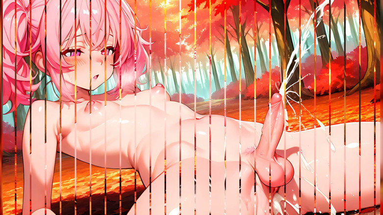 TransLure: Translure Solo Spotlight Petite Pink-haired Futa Eruption