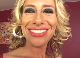 MILF my Cock: Blonde milf gets her ass oiled at casting before getting...